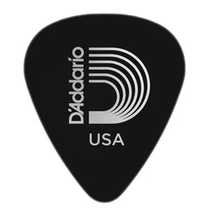 Plectres D'Addario Celluloid Black Heavy (10) - Image 2