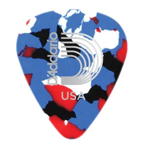 Plectres D'Addario Celluloid Multi-Couleurs Med. (10) - Image 2