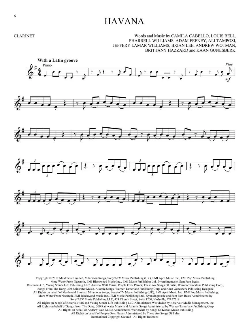 12 Hot Singles, Clarinet - Image 3