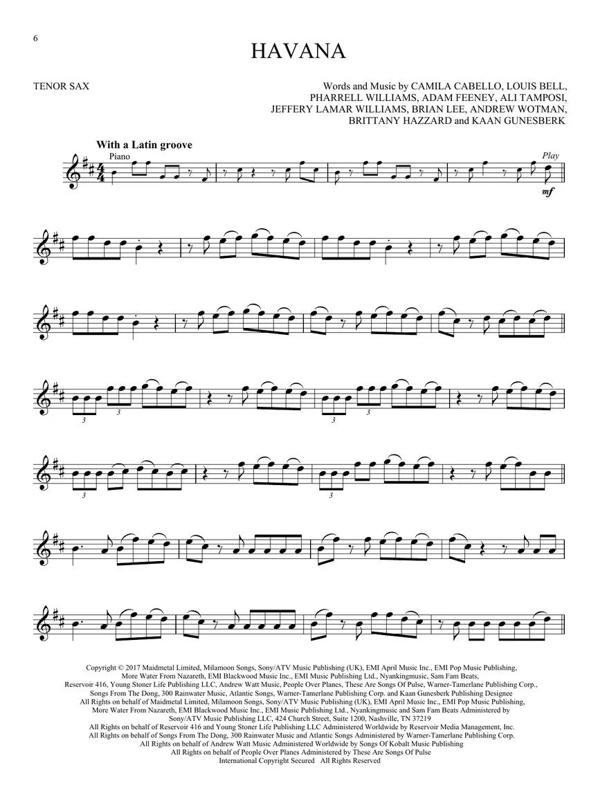 12 Hot Singles, Tenor Saxophone - Image 3