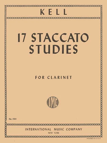 17 Staccato Studies (Clarinet)