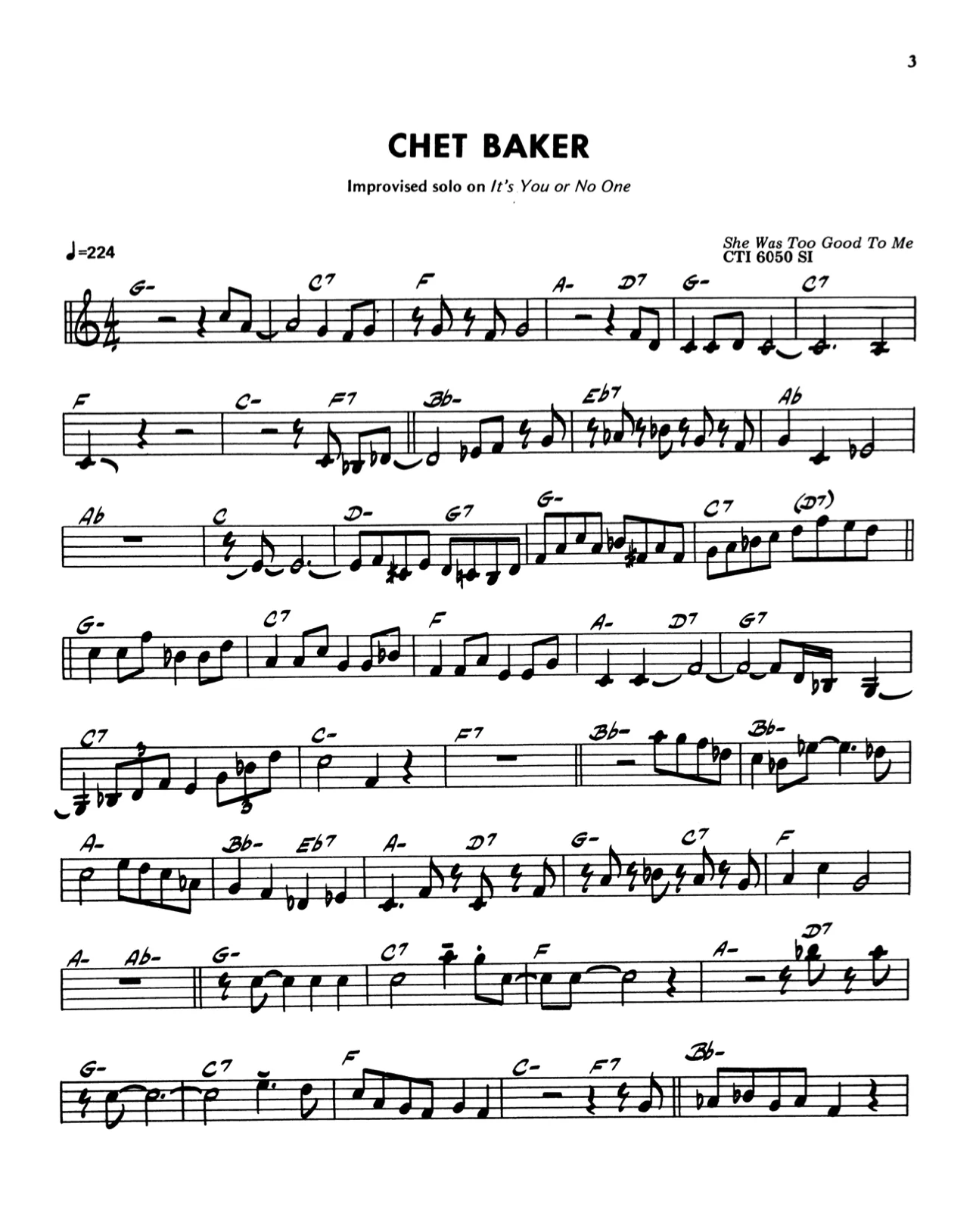 28 Modern Jazz Trumpet Solos, Book 2 - Image 3