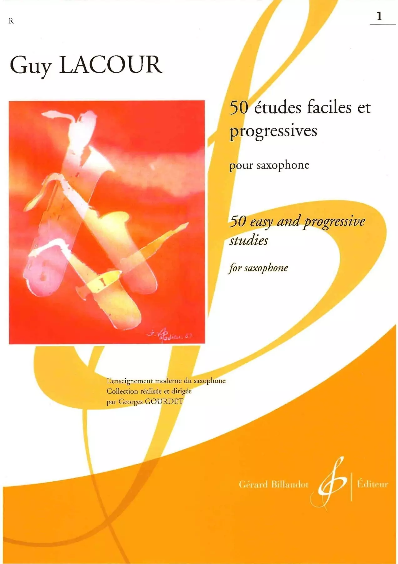 50 Easy and Progressive Studies for Saxophone - Lacour
