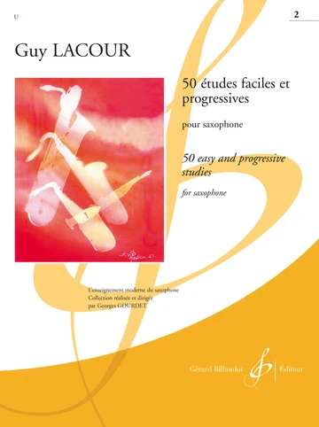 50 Études Faciles Et Progressives, Cahier 2 - Lacour