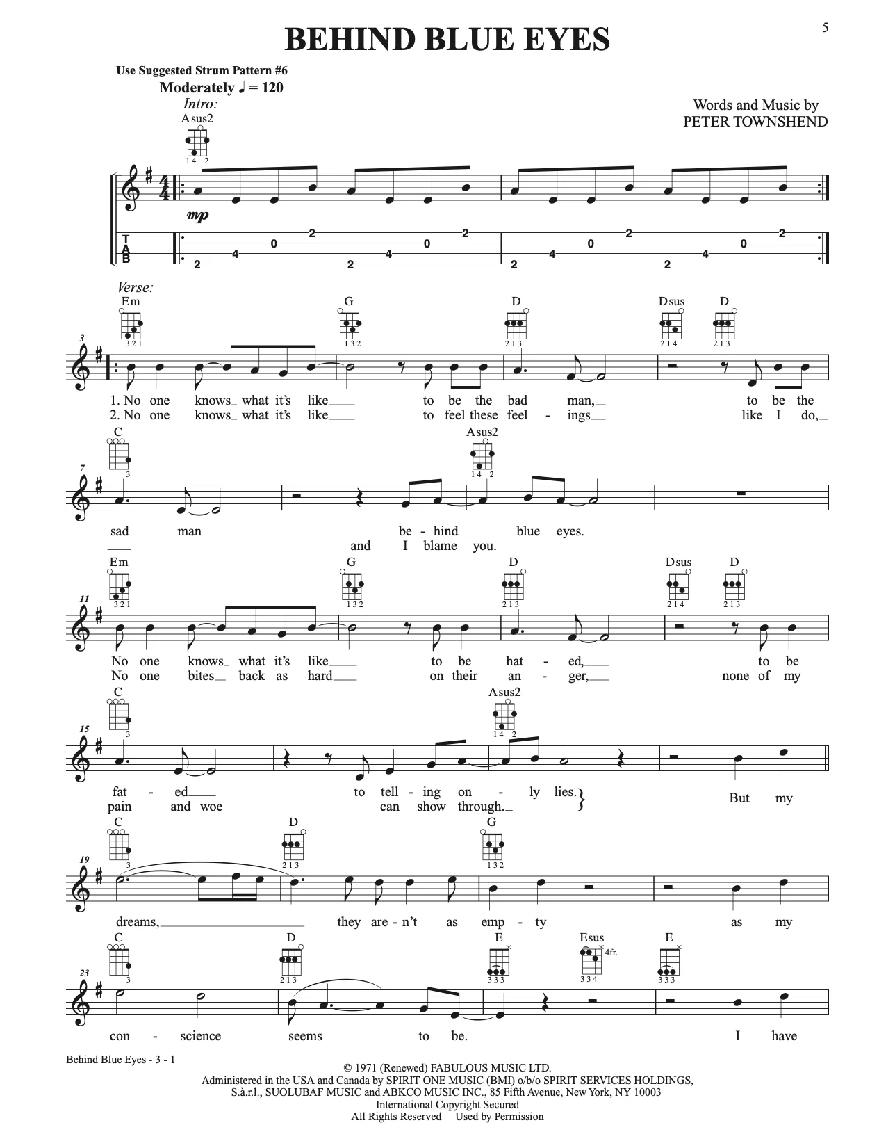 Alfred's Easy Ukulele Songs: Classic Rock (50 Hits of the '60s, '70s & '80s) - Image 5