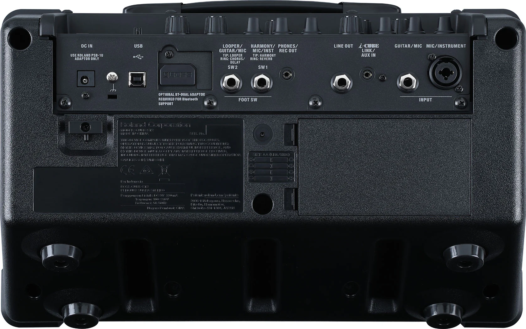 BOSS CUBE Street II Battery-Powered Stereo Amplifier - Black - Image 3