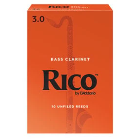 Rico Bass Clarinet Reeds (10)