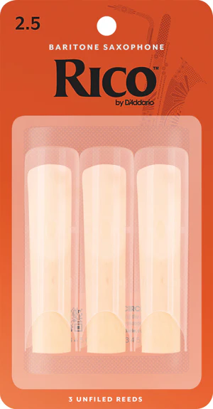 Rico Baritone Saxophone Reeds (3) - Image 2