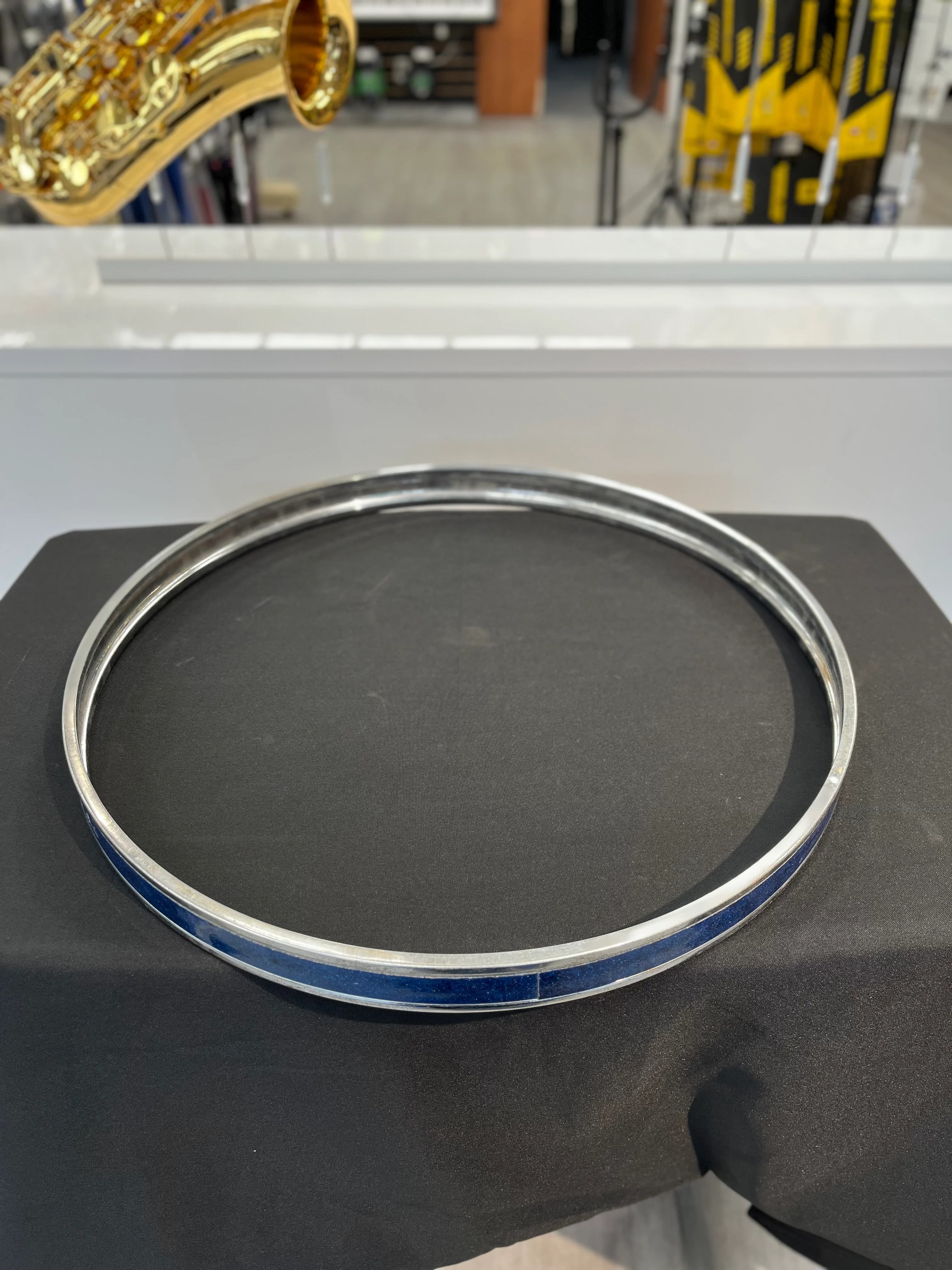 Pre-Owned 20'' Blue Bass Drum Hoop - Image 2