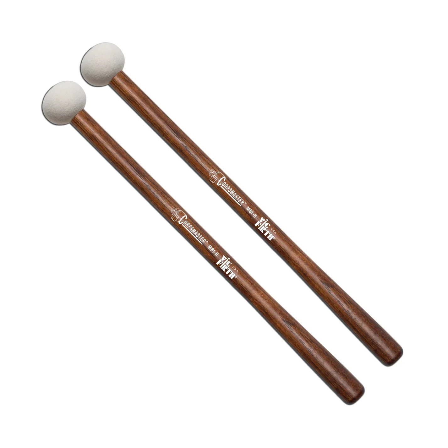 Vic Firth MB1H - Corpsmaster Marching Bass - Small Head , Hard Mallets - Image 4
