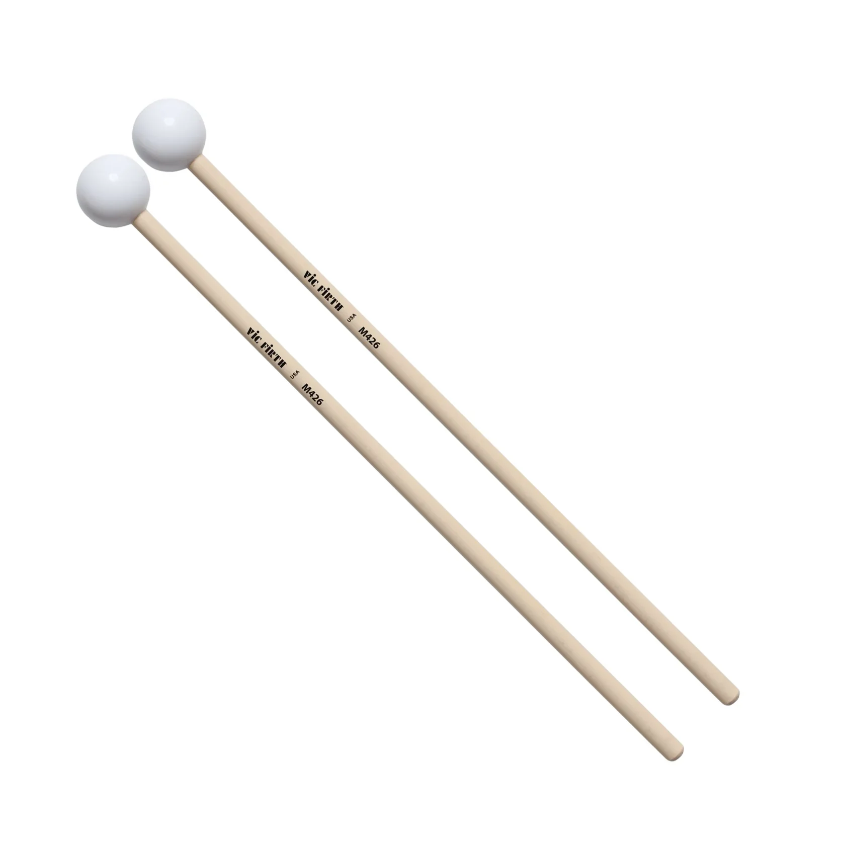 Vic Firth M426 Articulate Series Keyboard Mallets - Round Teflon Core, Rattan - Image 2