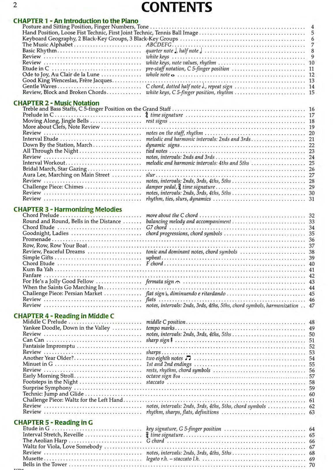 Bastien Piano For Adults, Book 1 - Image 2