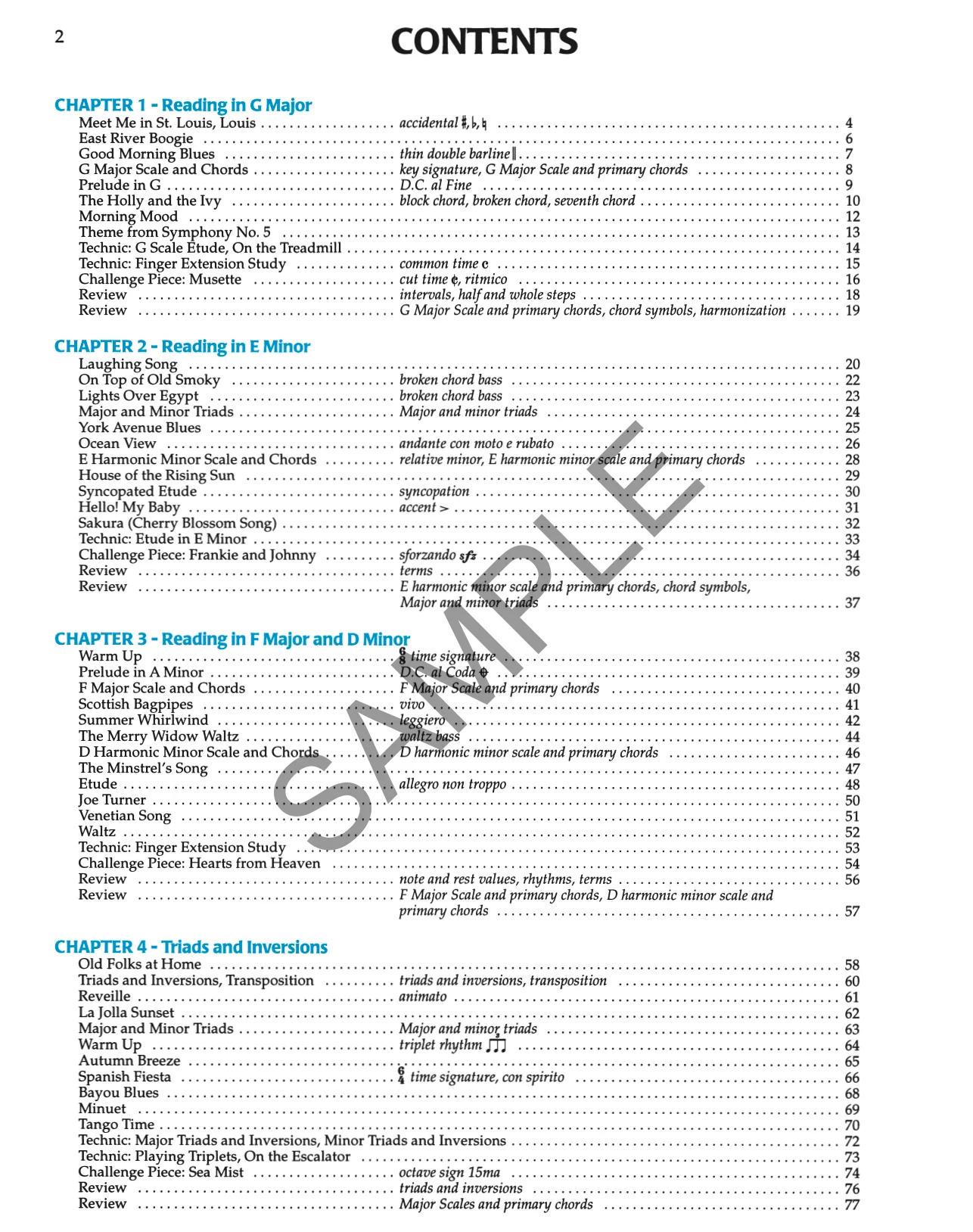 Bastien Piano For Adults, Book 2 - Image 2