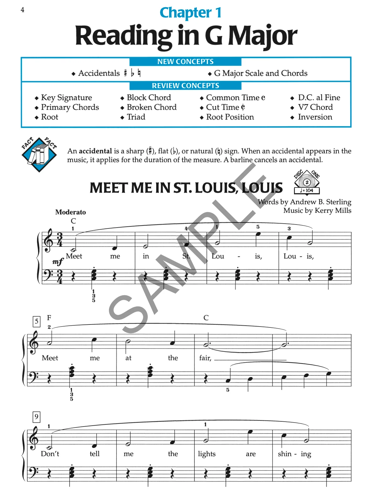 Bastien Piano For Adults, Book 2 - Image 4