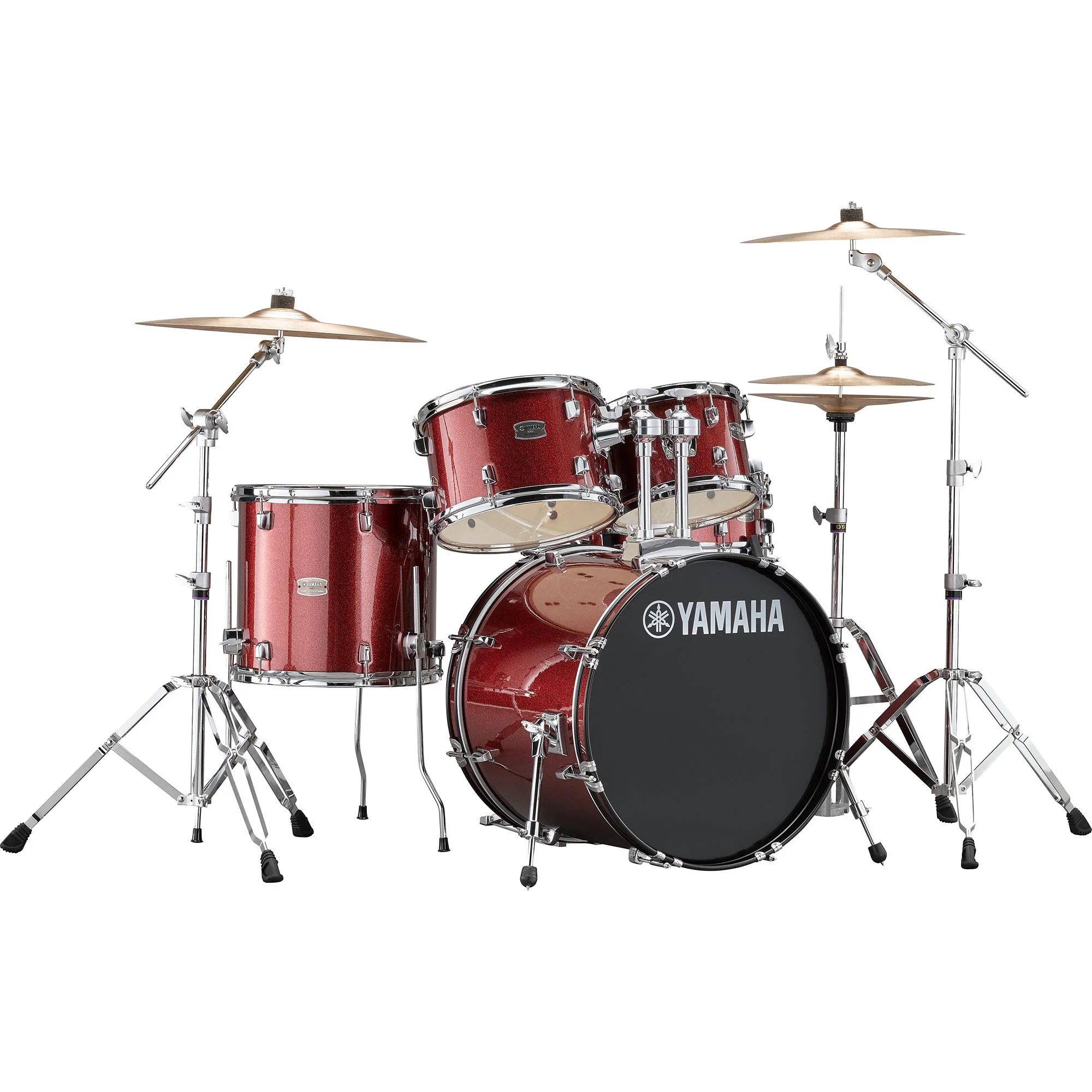 Yamaha Rydeen Drum Kit (10", 12", 14", Snare Drum, 20") with Hardware, Cymbals and Drum Stool - Image 11