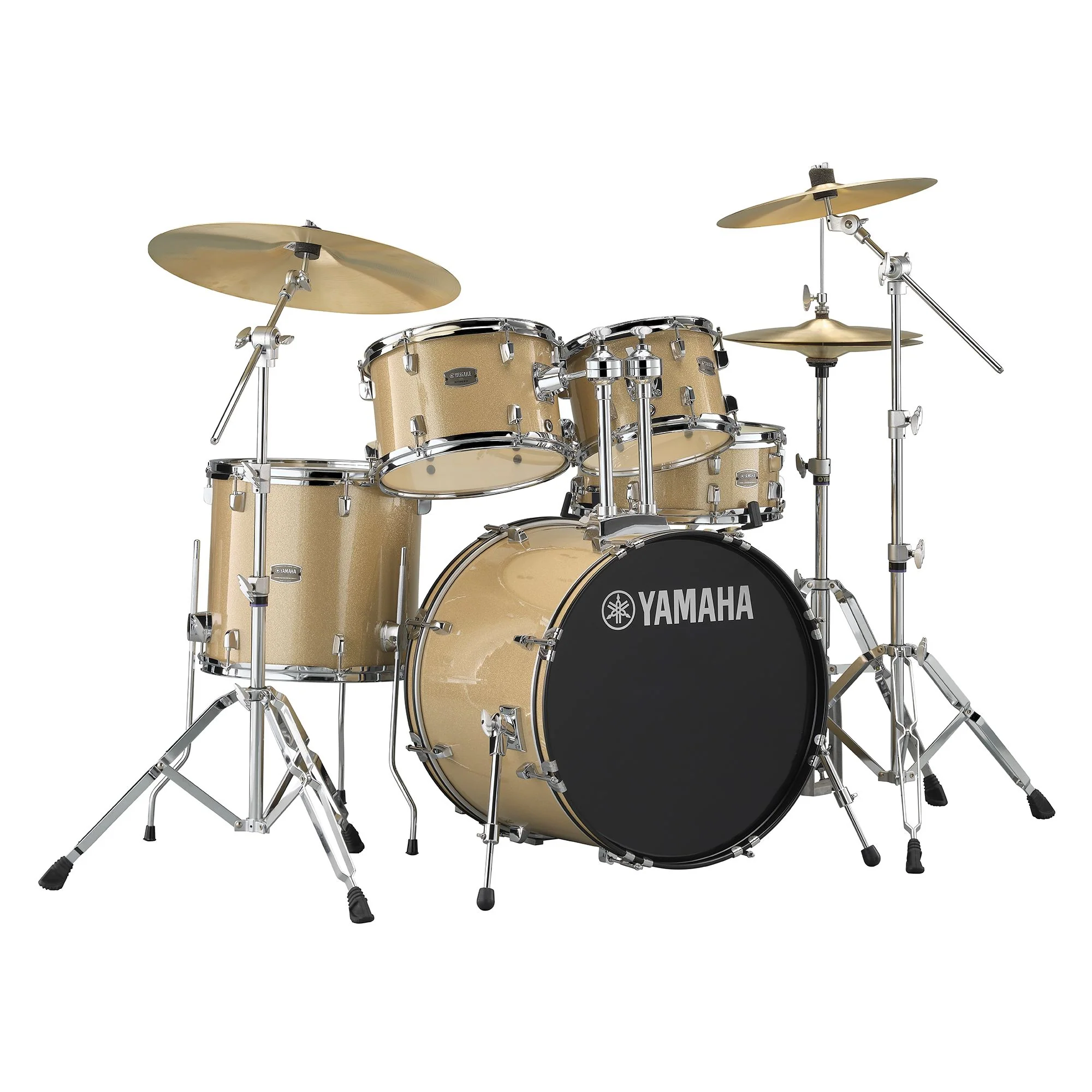 Yamaha Rydeen Drum Kit (10", 12", 14", Snare Drum, 20") with Hardware, Cymbals and Drum Stool - Image 5