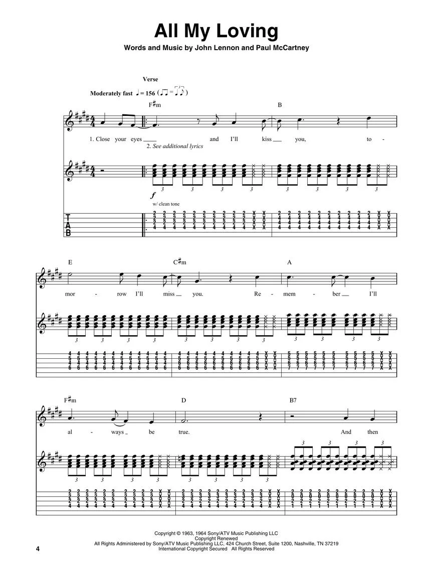 The Beatles, Deluxe Guitar Play-Along Vol. 4 - Image 4