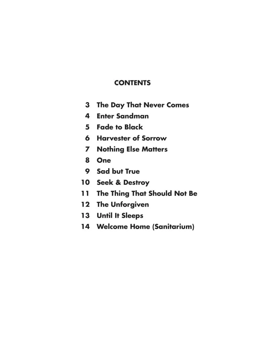 Best of Metallica, Flute - Image 2