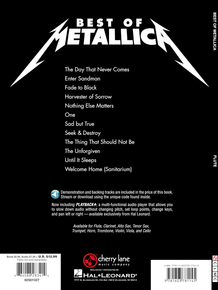 Best of Metallica, Flute - Image 4