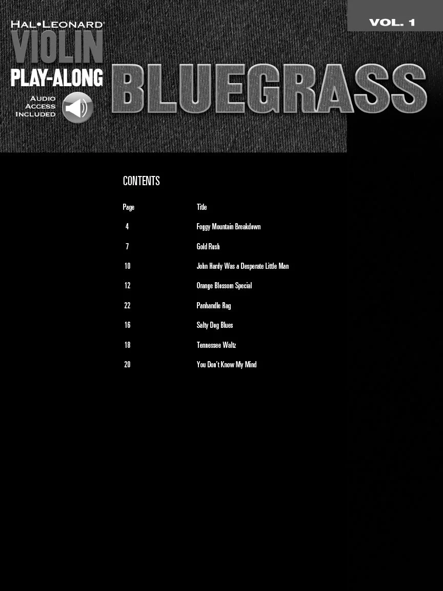 Bluegrass, Violin Play-Along Vol. 1 - Image 2