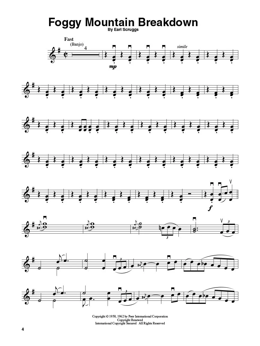 Bluegrass, Violin Play-Along Vol. 1 - Image 3
