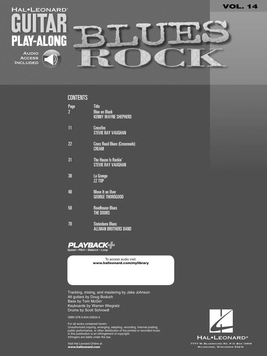 Blues Rock, Guitar Play-Along Vol. 14 - Image 2