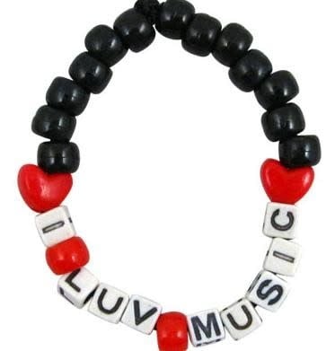 Bracelet de perle "I Luv Music" - Image 2