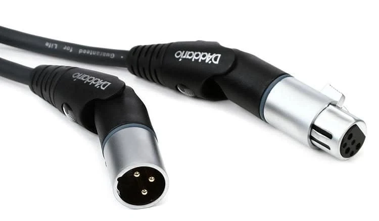 D'Addario Custom Series Swivel XLR Microphone Cable, 25 feet - Image 2