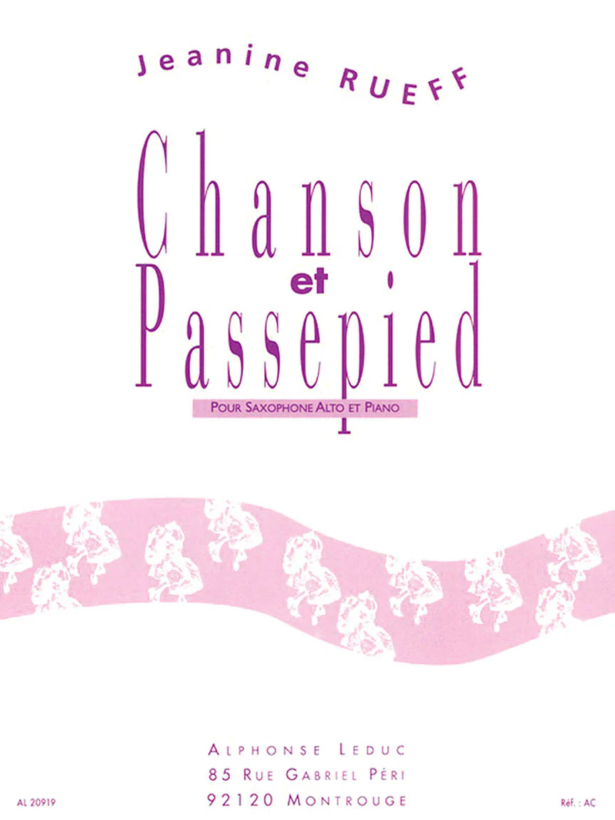 Chanson et passepied - Sax Alto