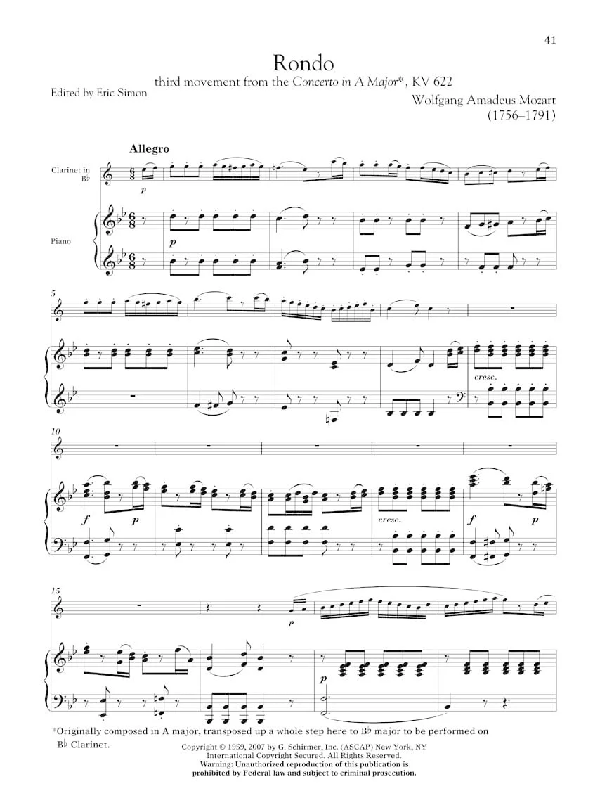 The Clarinet Collection (Intermediate to Advanced Level) - Image 4