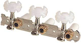 Profile JC59NI Classical Guitar Nickel Plate Machine Head Set-2 Sets of 3 jc-59-ni
