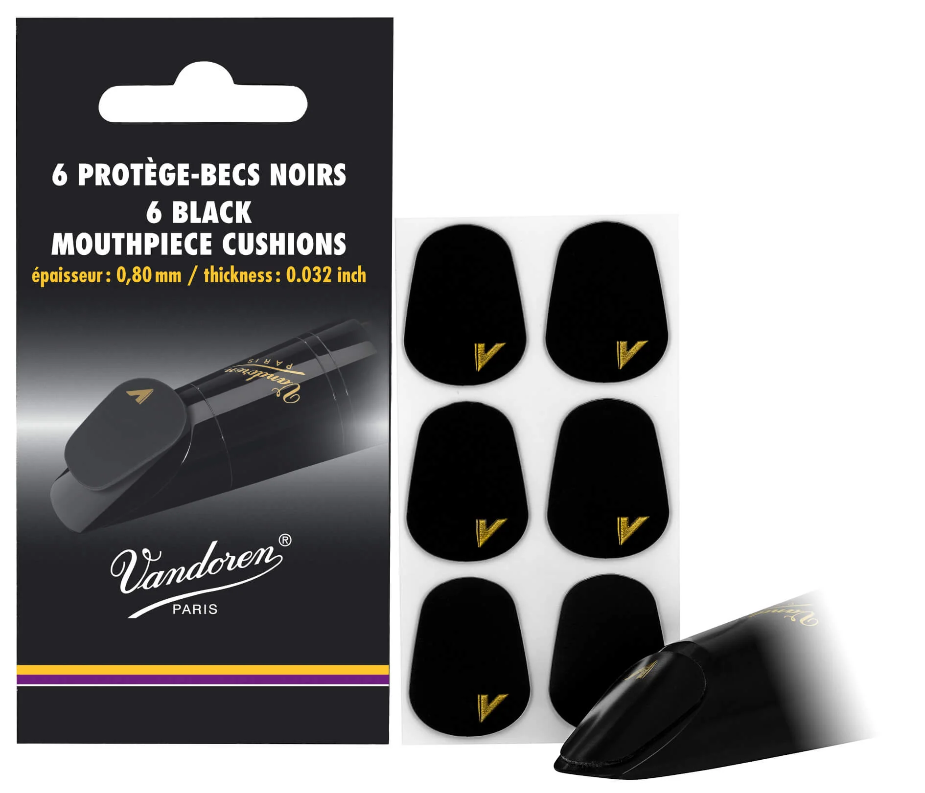 Vandoren Mouthpiece Cushions 0.80mm (6)