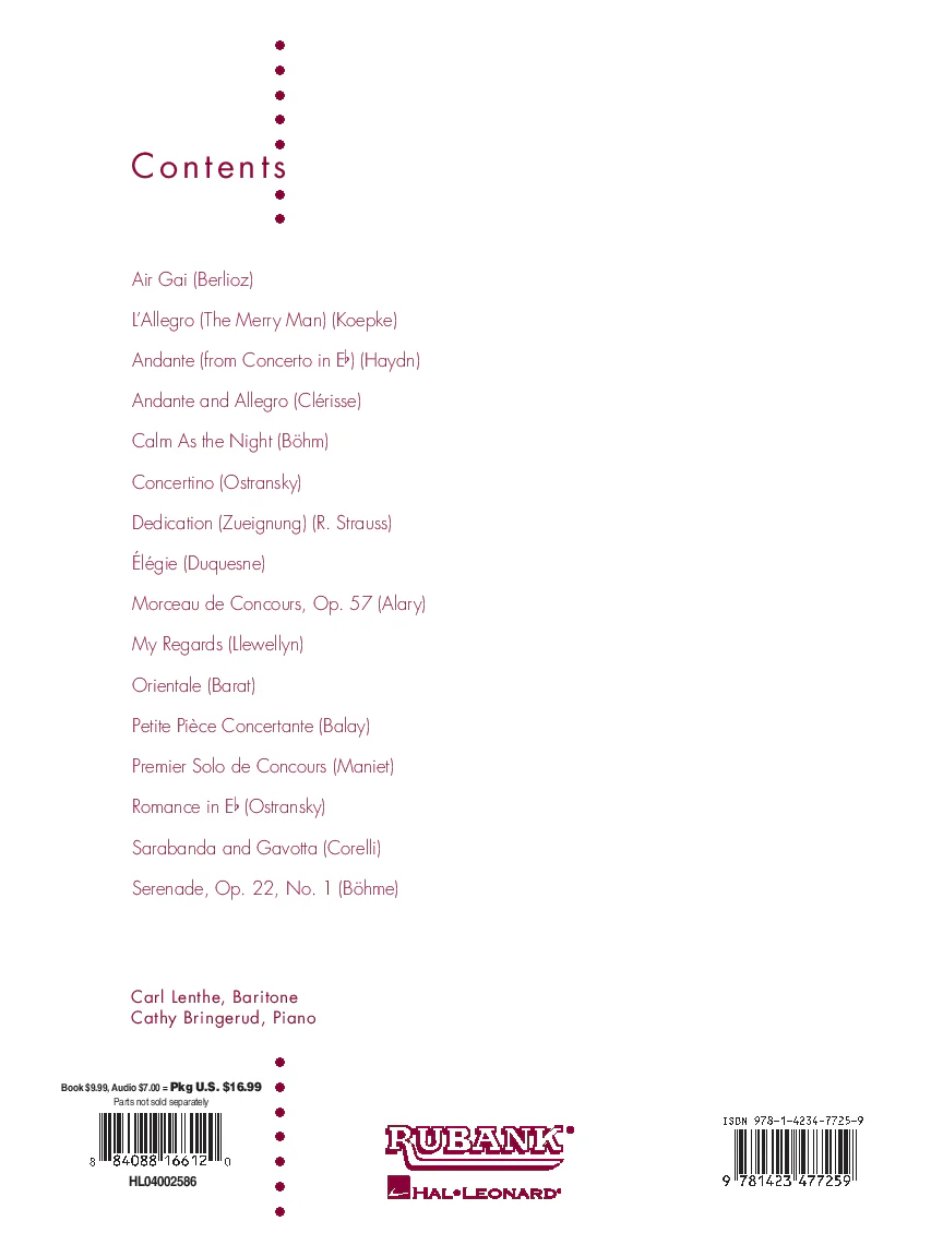 Concert and Contest Collection, Baritone T.C. - Image 3