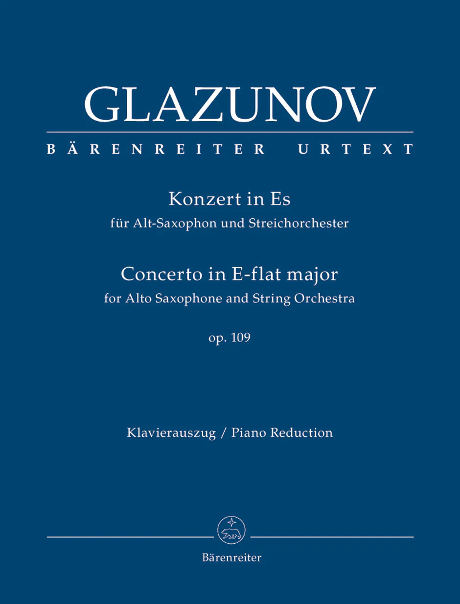 Concerto for Alto Saxophone and String Orchestra in E-flat major op. 109