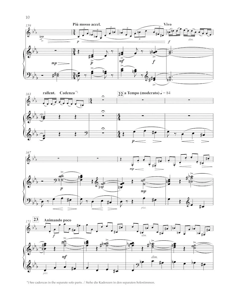 Concerto for Alto Saxophone and String Orchestra in E-flat major op. 109 - Image 3