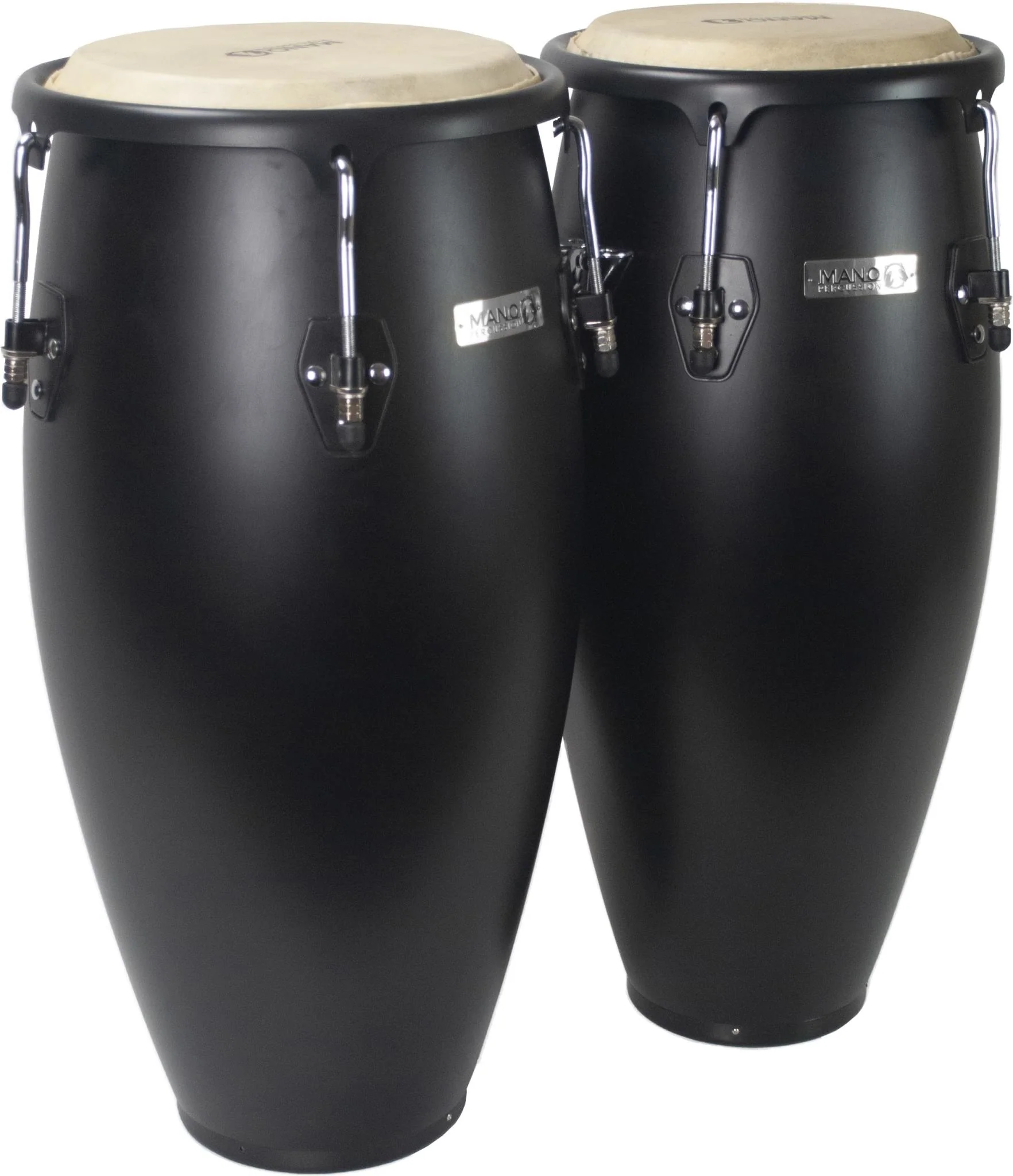 Mano 10" & 11" Congas with Basket Stands