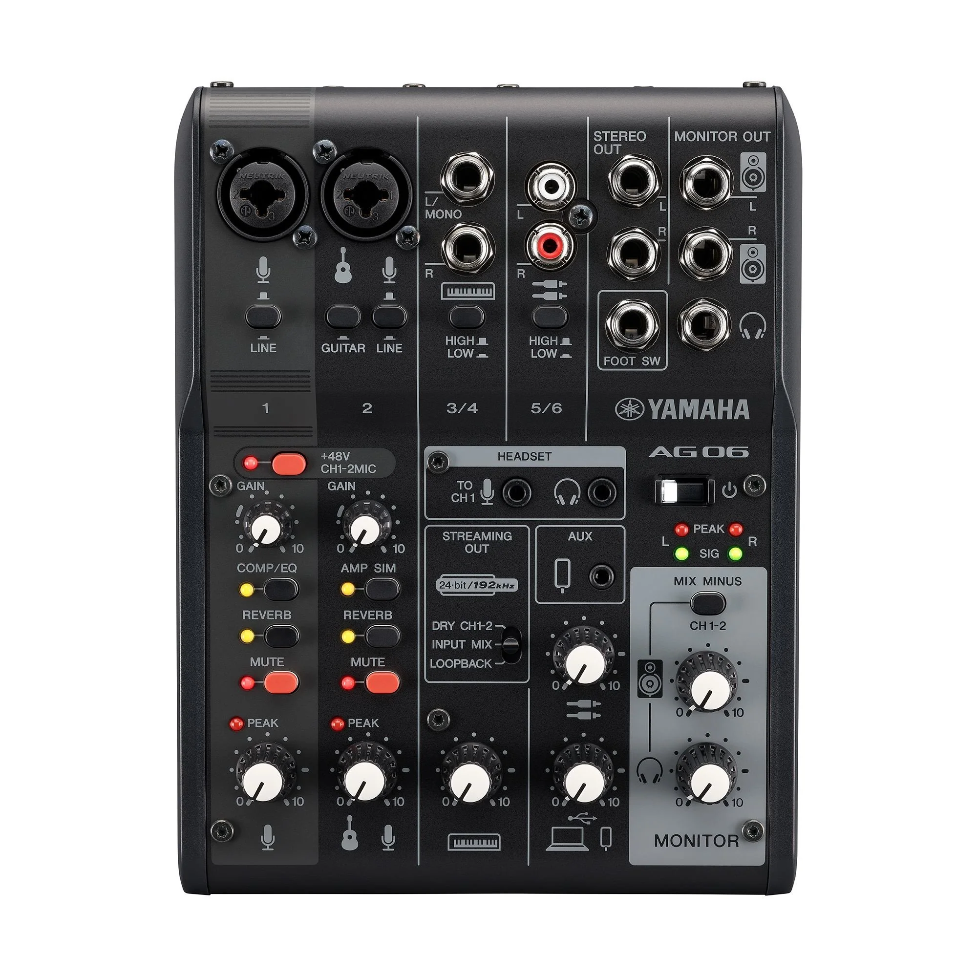 Yamaha AG06 MK2 Live Streaming Mixer