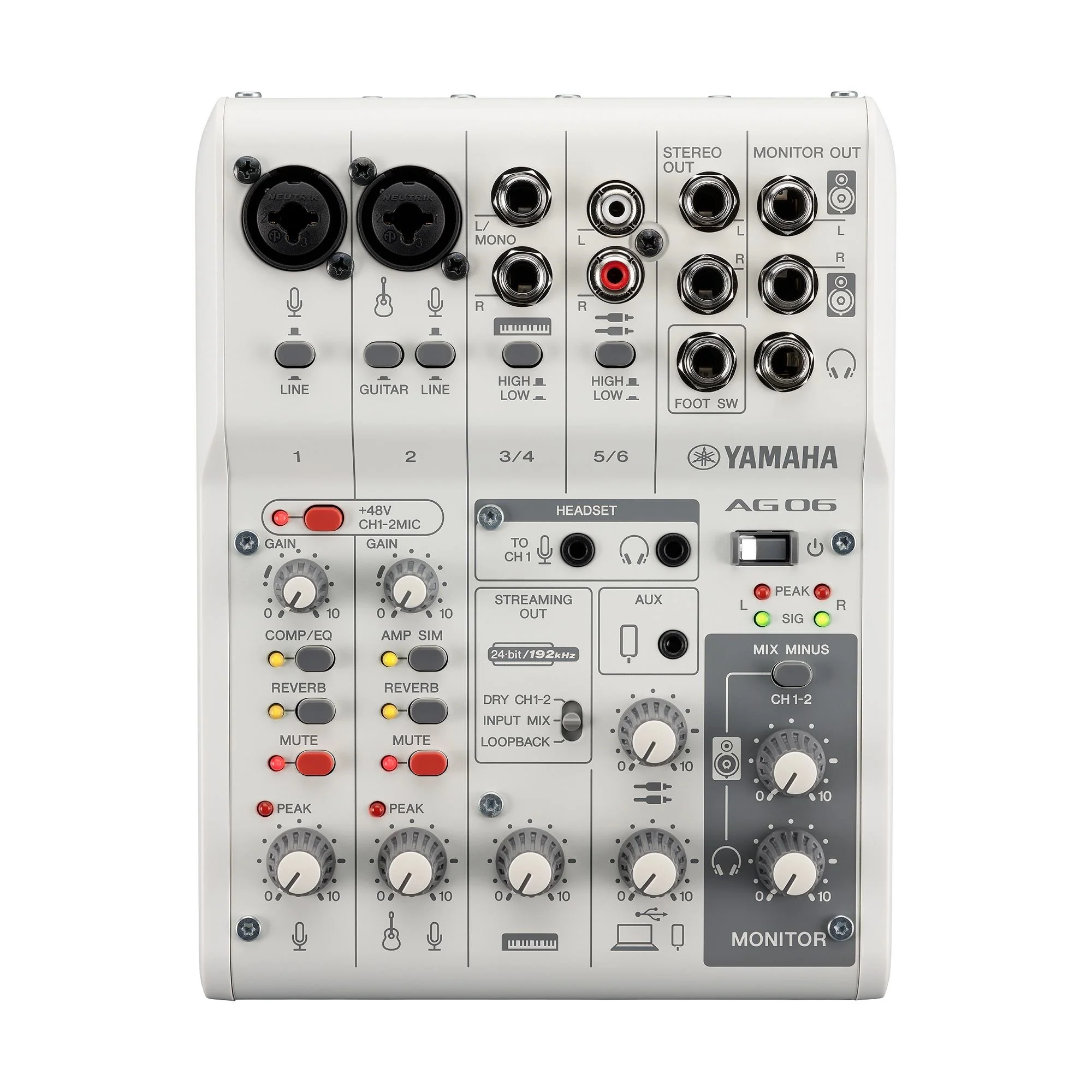 Yamaha AG06 MK2 Live Streaming Mixer - Image 2