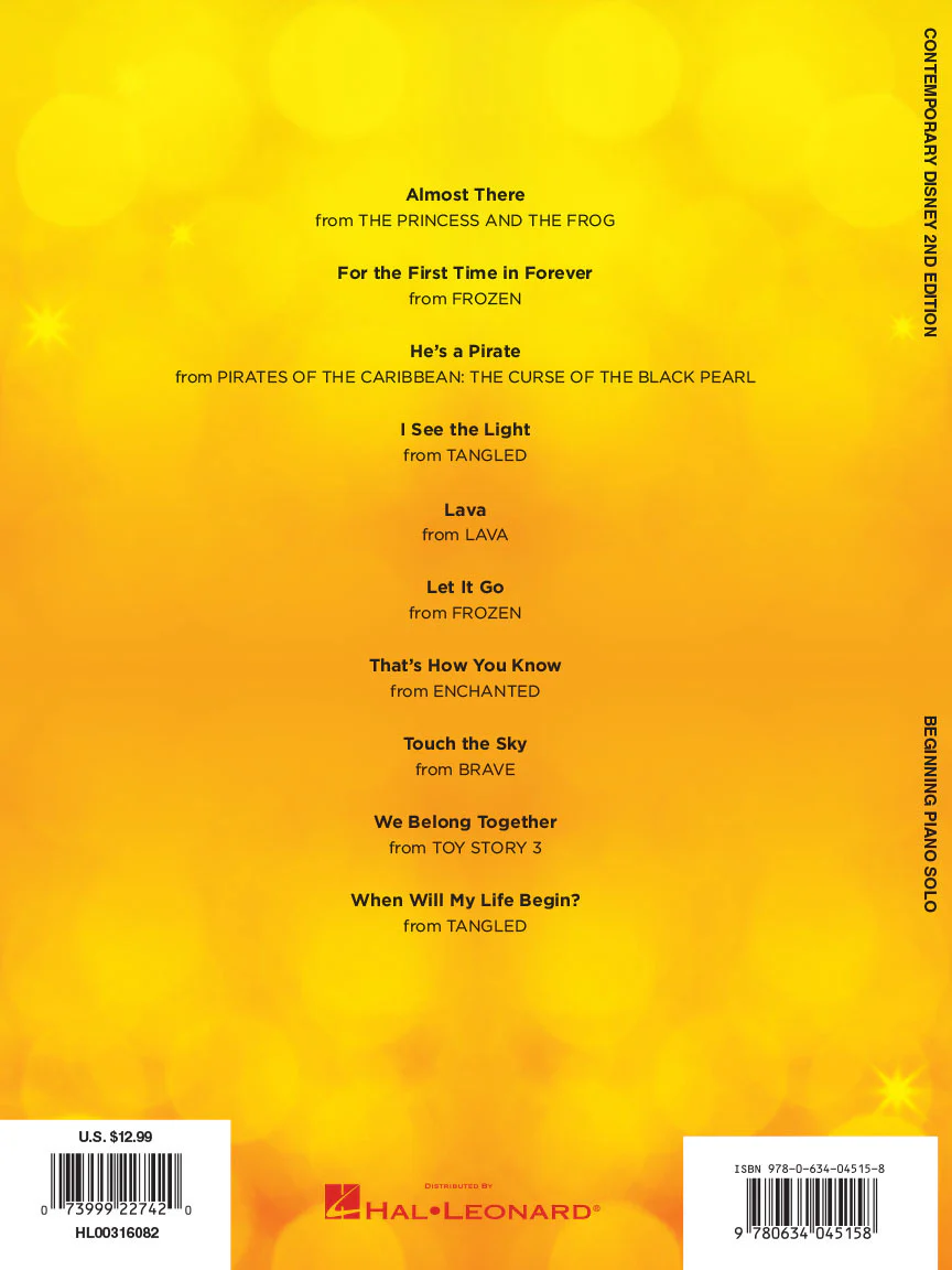 Contemporary Disney Solos - Piano - Image 6