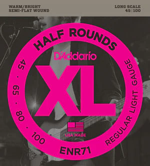 Cordes Guitare Basse D'Addario ENR71