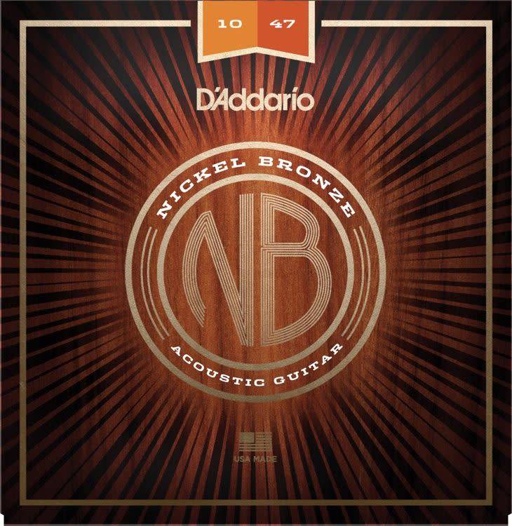 D'Addario Nickel Bronze Acoustic Guitar Strings - SET - Image 3
