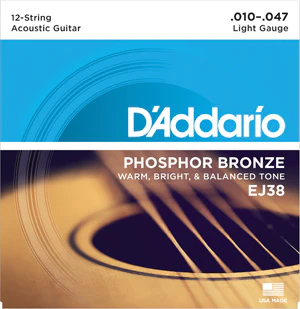 D'Addario Phosphor Bronze 12 Strings for Acoustic Guitar - Image 9