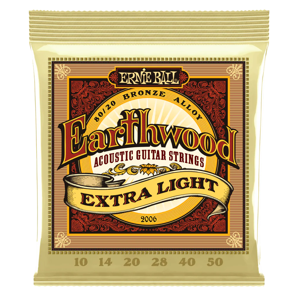 Ernie Ball 80/20 Bronze Earthwood Acoustic Guitar Strings