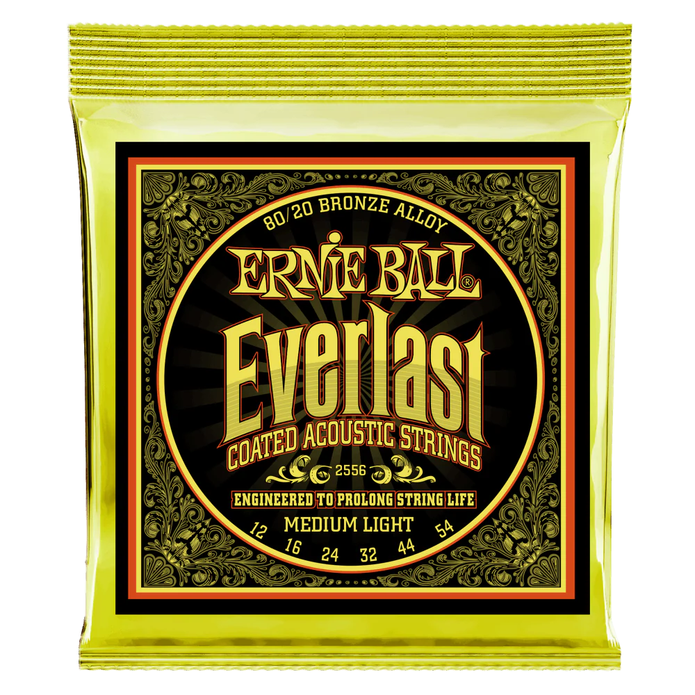 Ernie Ball Everlast Coated 80/20 Bronze Acoustic Guitar Strings - Image 3