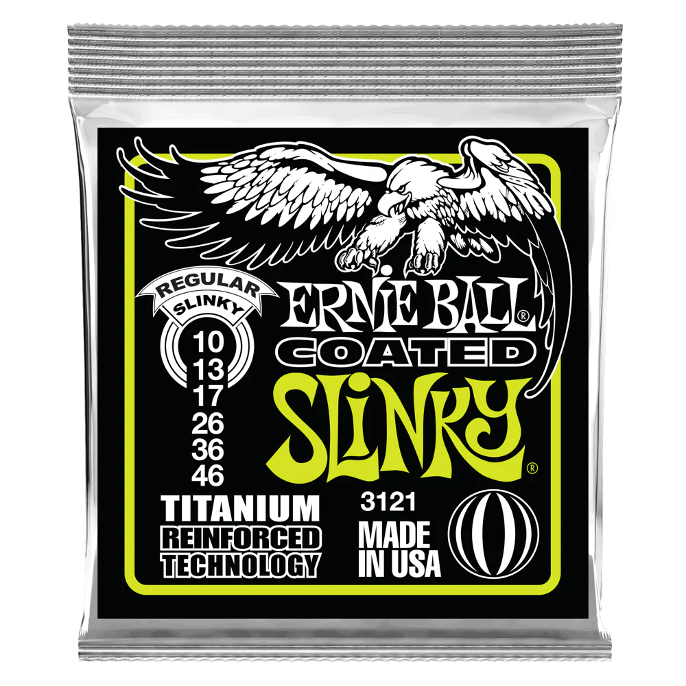 Ernie Ball Coated Titanium Electric Guitar Strings - Image 4