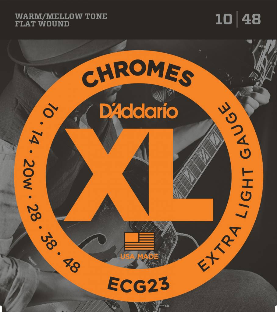 D'Addario Chromes Flat Wound Electric Guitar Strings - Image 7