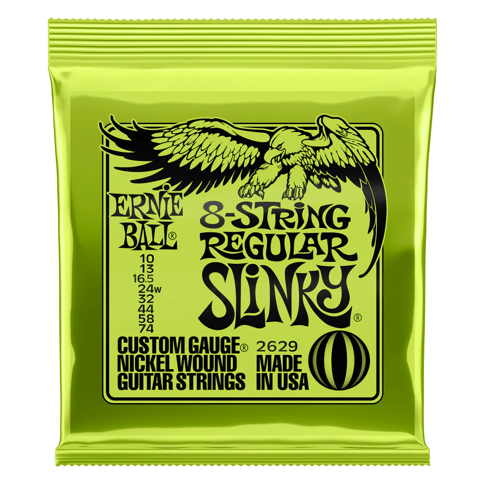 Ernie Ball Nickel Wound 8 String Electric Guitar Strings