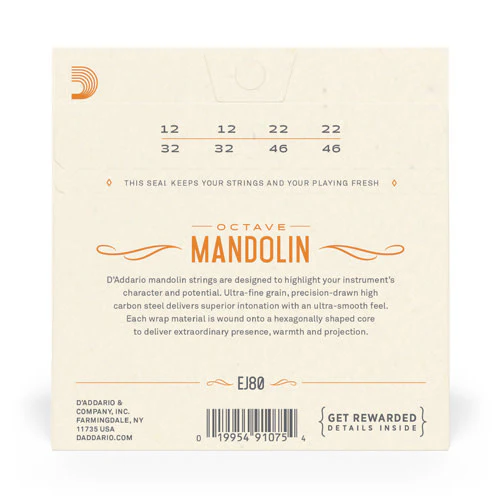 Mandolin Strings D'Addario Octave Phosphor Bronze Medium - Image 2