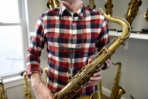 Boston Sax Shop  'NEWBURY STREET' Deluxe Strap - Medium Long - Image 7
