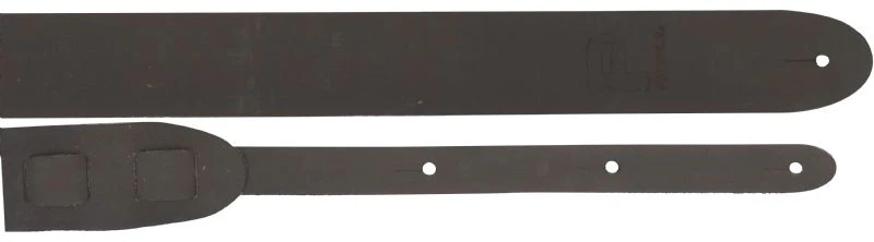 2" Basic Leather Guitar Strap - Image 4